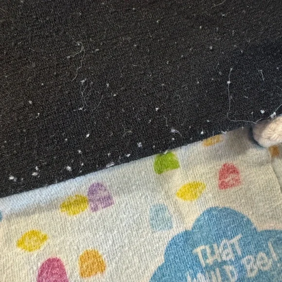 Hazel Bleu Kids Cloud Print Shorts - Black and Blue - Picture 3 of 5